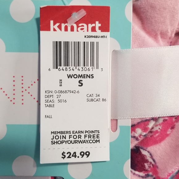PINK - Kmart flannel pajamas - Picture 3 of 5